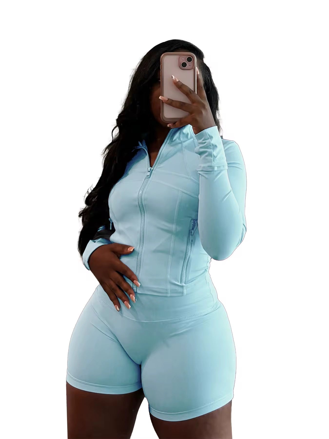 Sky Blue Short Set