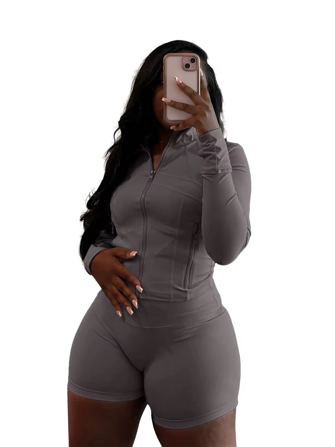 Grey Short Set