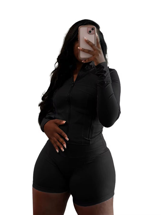 Black Short Set