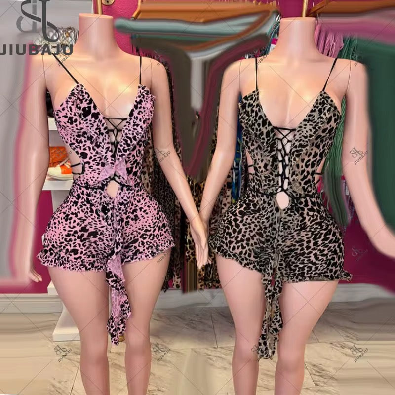 Strawberry Cheetah Dress