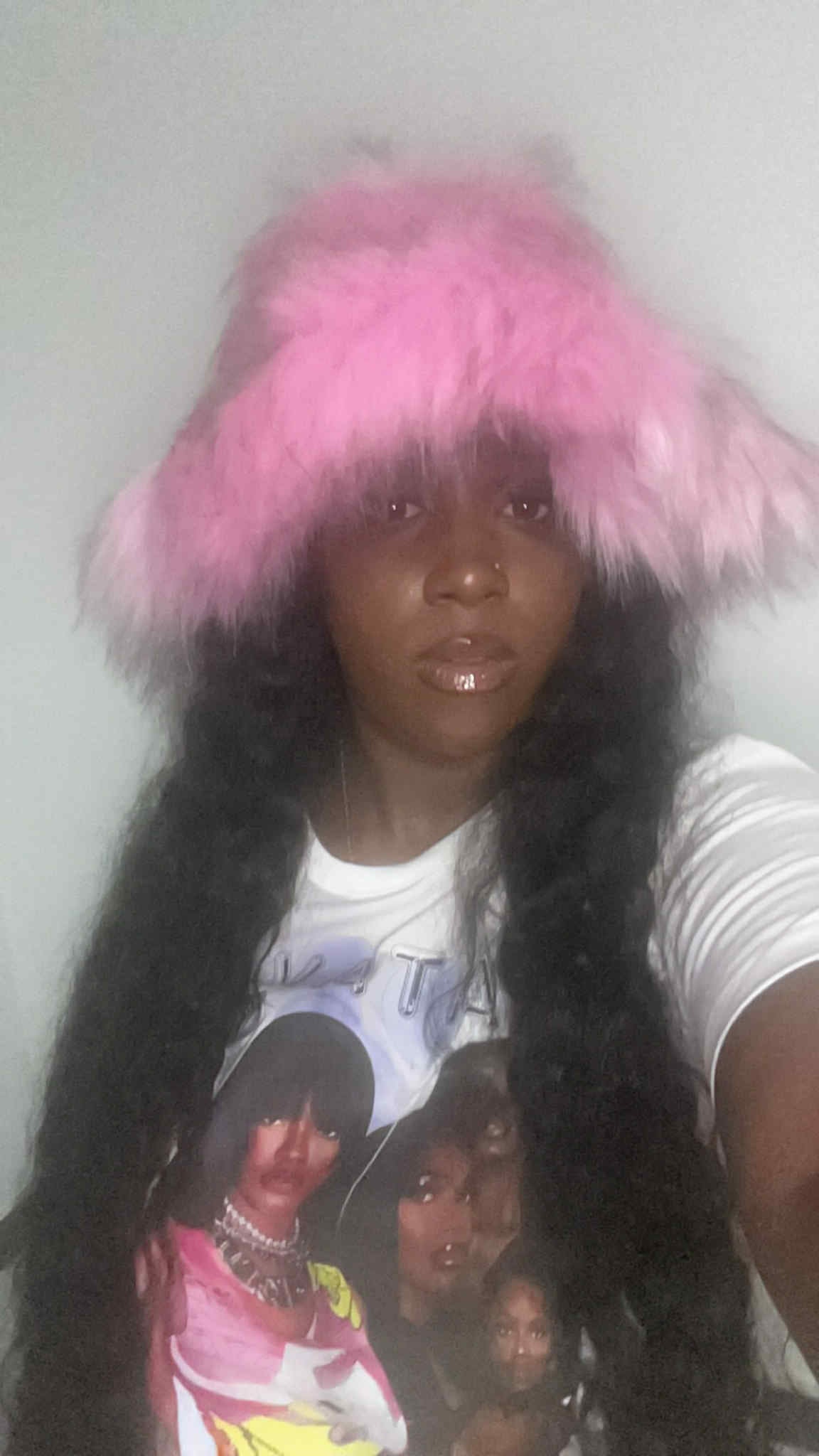 Puzzzy Pink Hat