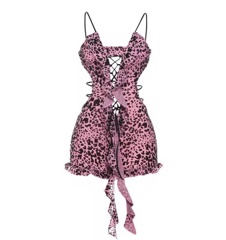 Strawberry Cheetah Dress