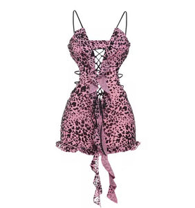 Strawberry Cheetah Dress