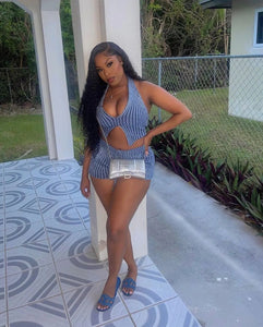 Knitted Shorts Set