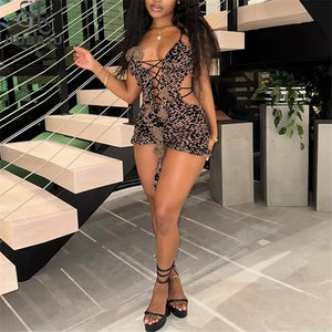 Chocolate Cheetah Dress