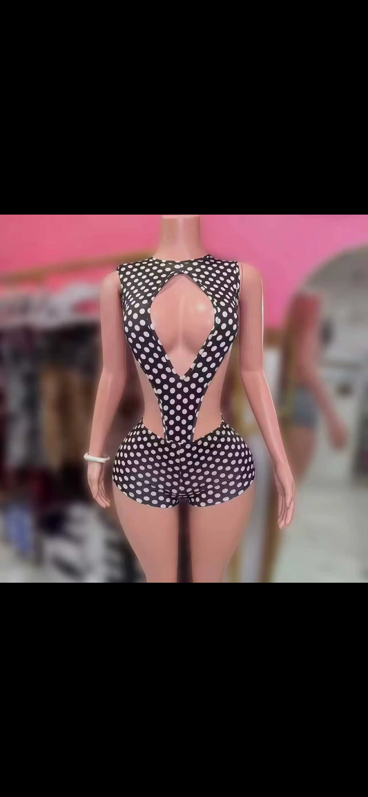 Polka Dot One-Piece