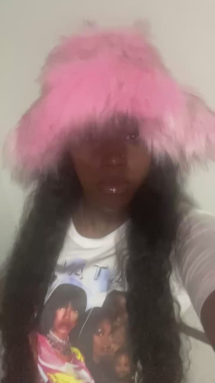 Puzzzy Pink Hat