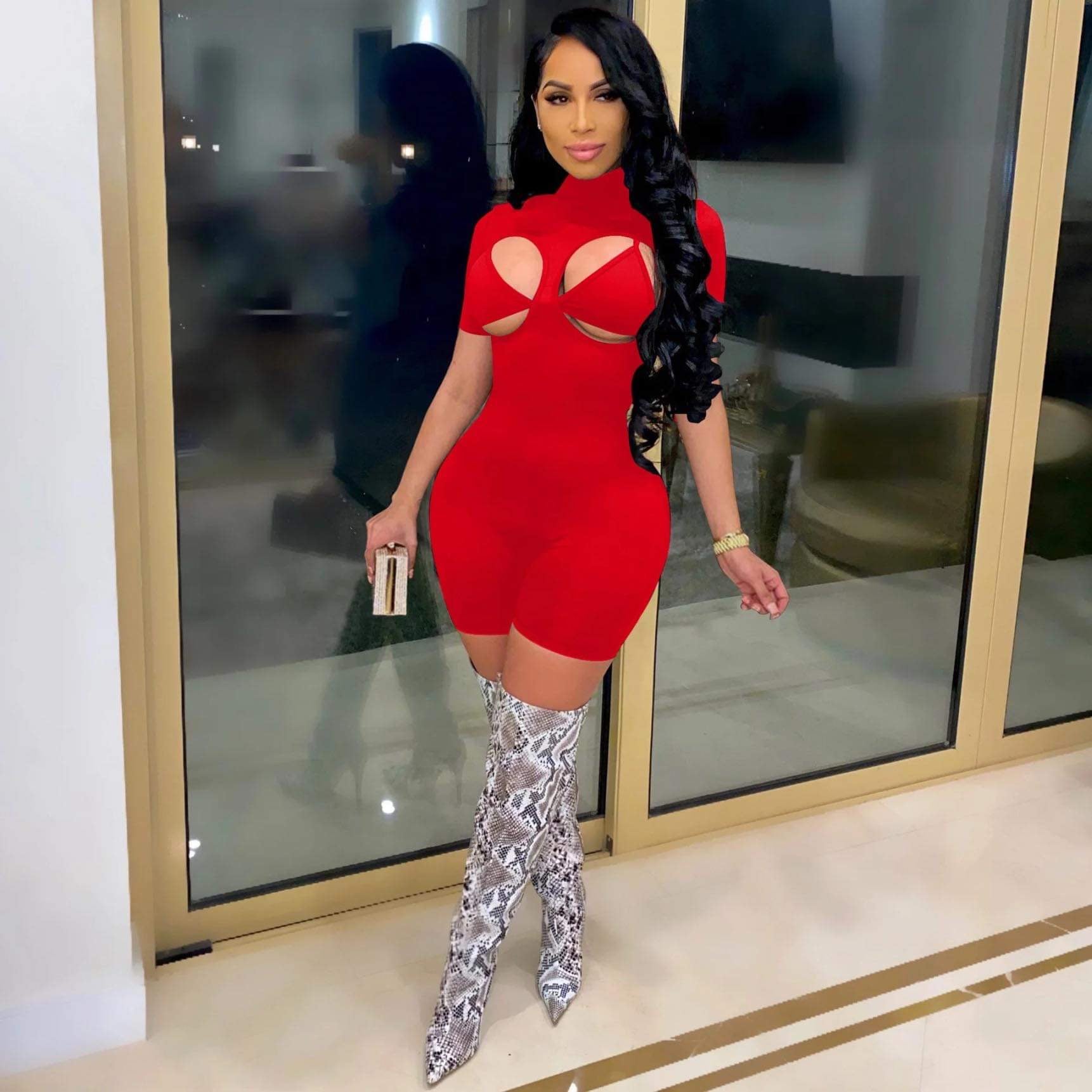 Titties Out Jumpsuit