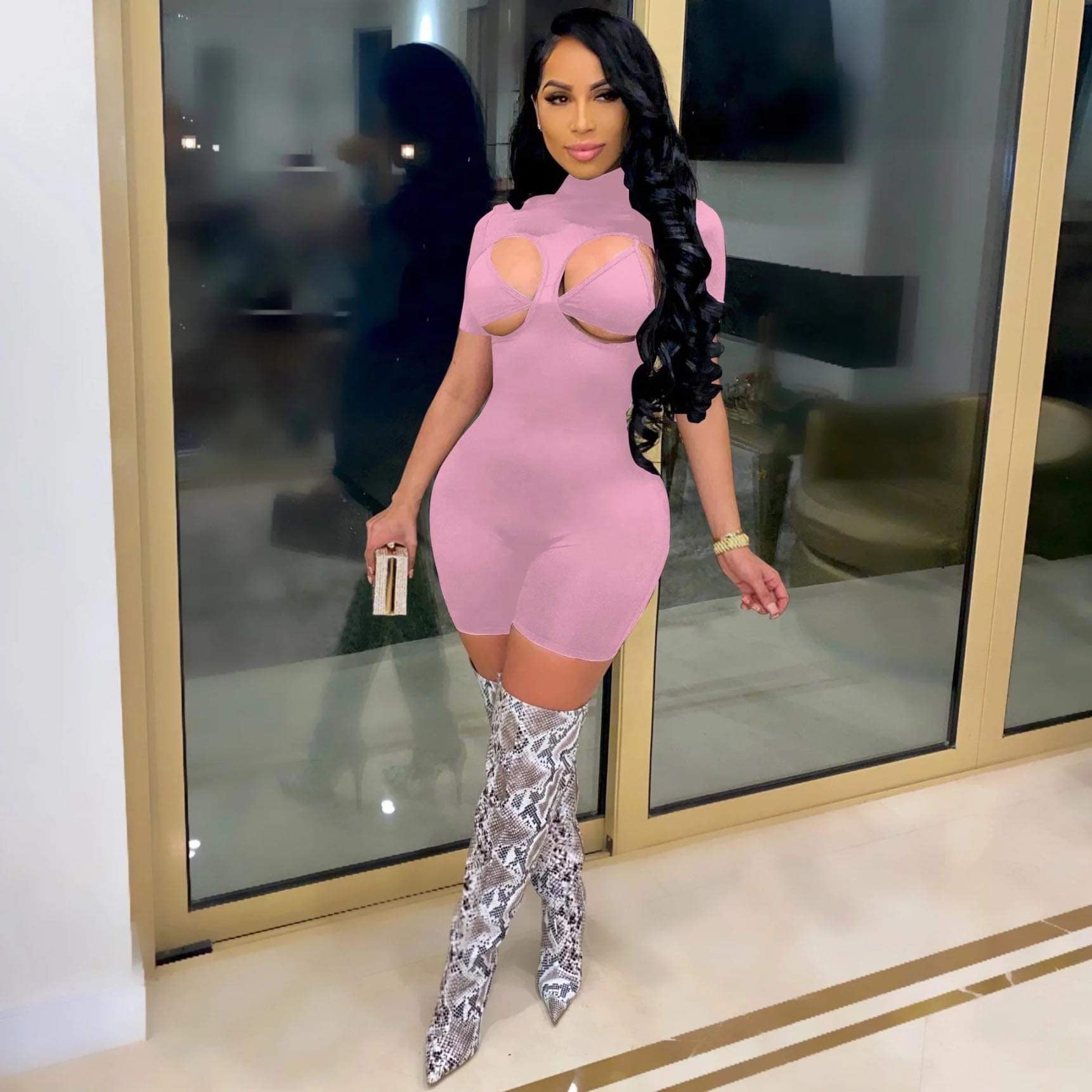 Titties Out Jumpsuit