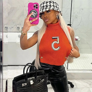 Orange Split Out Shirt
