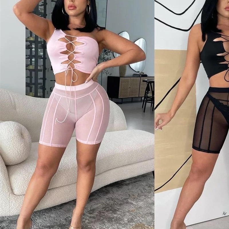 See Through Mesh Shorts
